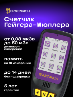 Дозиметр Ermenrich Ping RD40