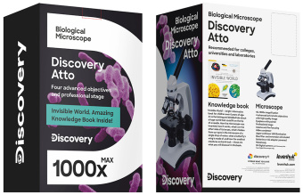 Микроскоп Levenhuk Discovery Atto Polar с книгой