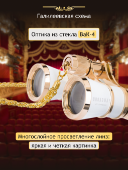 Театральный бинокль Levenhuk Broadway 325B