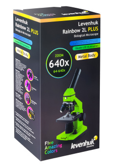 Микроскоп Levenhuk Rainbow 2L PLUS