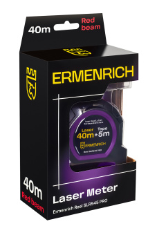 Рулетка с лазерным дальномером Ermenrich Reel SLR545 PRO