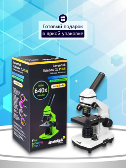 Микроскоп Levenhuk Rainbow 2L PLUS