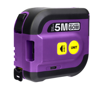 Рулетка с лазерным дальномером Ermenrich Reel SLR640