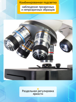 Микроскоп Levenhuk Discovery Atto Polar с книгой