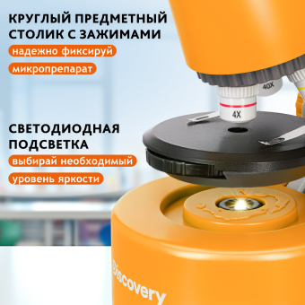 Микроскоп Levenhuk Discovery Micro с книгой