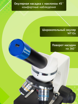 Микроскоп цифровой Levenhuk Discovery Femto Polar с книгой